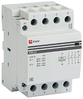 Контактор модульный EKF PROxima КМ 3п 3НО+1НЗ 63А 230В АС картинка